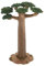 Garneck Modellbaum Mini Baobab-Baum Zug Landschaft Architektur Bäume Gefälschte Bäume Miniatur Künstlicher Baum Fake Pflanzen für DIY Handwerk Grün