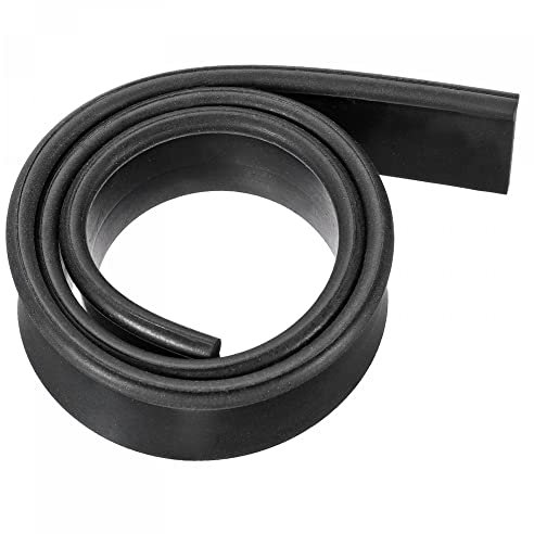 sourcing map Ersatz Rakel Gummi für Fenster Glas Dusche Türen Wand 17.72 Schwarz