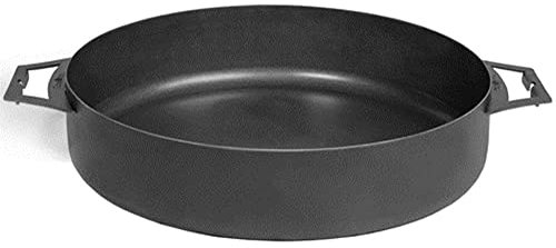 COOK KING Grillpfanne aus Naturstahl 50 cm mit 2 Griffen