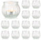 Inweder Candelieri in Vetro Portacandele Votivi per Candele Tea Light - 12pz Portacandele Vintage per Centrotavola da Matrimonio - Piccoli Porta Candele Decorativi per Natale Decorazioni della casa