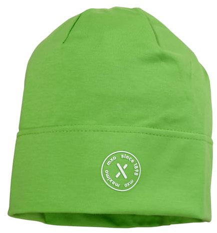 maximo Jungen Mütze/Beanie 43500 1329 in grün, Kleidergröße:53, Farbe:Grün (Green)