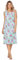 e.Femme® Chemise de nuit Ana 1160 en coton pour femme, fleurs/rose/marron, 46