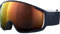POC Zonula Skibrille - Ultimatives Sichtfeld und Komfort für vielseitige Skierlebnisse mit vollständigem UV-Schutz und innovative Beschichtungen, Apatite Navy/Partly Sunny Orange