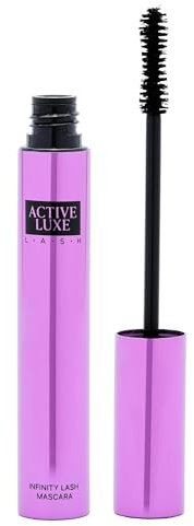 Infinity Lash Mascara - Unendlich Lange Wimpern - Vegane & Tierversuchsfreie Formel für Dramatisches Volumen & Länge - 24-Stunden Tragezeit, Wischfest & Einfache Anwendung