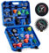 Orion Motor Tech Coolant Pressure Tester Kit, 31pc Master Coolant Vacuum Refill Kit with 23 Radiator Adapters, Radiator Cooling System Pressure Tester Kit with Vacuum Pump Vacuum Purge & Refill Tool