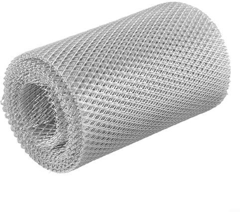 Laubfilter Dachrinnenschutz, Aluminiumschutz, Filtersieb, Abdeckungen, Fallrohr, Laubschutz, Netzgewebe für Dachrinnen, Netzschutz, Laubschutz (15 cm)