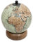 Atmosphera Créateur d'intérieur - Globe Terrestre Be Vintage 13cm Vert & Marron