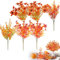 Yesmoyhe Künstliche Blumen Herbst Dekoration, Simulation Herbst Deko Blumen, Herbst Pflanzen Kunst blumenstrauß, Herbst Deko Künstliche Blumen und Herbstzweige, für Innen Draußen Tisch Blumenkasten