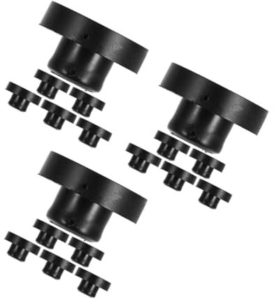 Milisten 3sets Fuel Tank Switch Seat Generators Electric Generator Gas Cans Lawn Mower Oil Change Kit Lawn Mower Tools Generator Fuel Tank Grommet Lawn Mower Grommet Black Rubber 6pcs*3