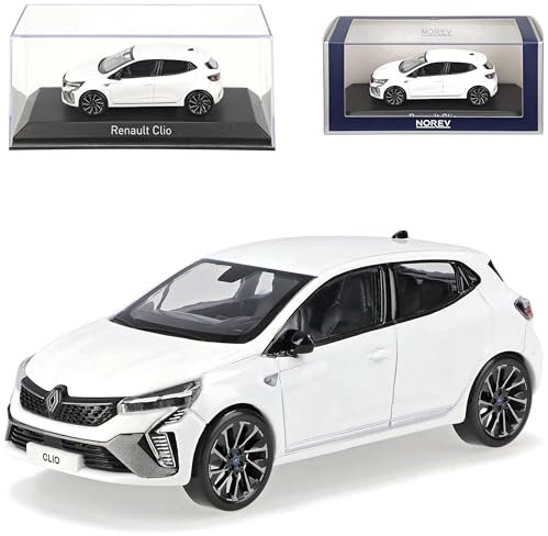 Norev Renautl Clio V Esprit Arktis Weiss 5. Generation Modell Ab 2019 Version ab Facelift 2023 1/43 Modell Auto