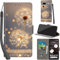 Handyhülle für Google Pixel 7A Hüllen Premium Leder Case Klappbar Wallet Magnet Kartenfach Standfunktion Schutzhülle kompatibel mit Pixel 7A Cover,Löwenzahn