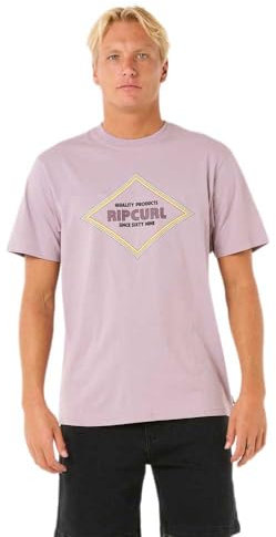 Rip Curl Maglietta da uomo SURF Revival YO Mumma Tee, Lilla, M