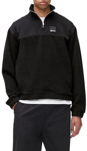 KARL LAGERFELD JEANS Herren Regular Polar Fleece Zip Sweatshirt