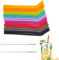 18 Pieces Silicone Straws Reusable, Colorful Silicone Straws with 2 Soft Cleaning Brushes, Replacement Drinking Straws for Adults Kids, for Smoothies, Cocktails & Cold Drinks
