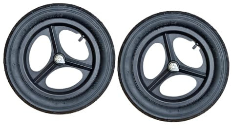 perfk ​Ersatzrad für Kinder Balance Bike – Universelles Laufrad mit Luftreifen – Aufblasbarer Anti-Rutsch-Reifen – Leichtbauweise mit Metallfelge – Für Laufräder & Balance Bikes​, 12 in Menge 2