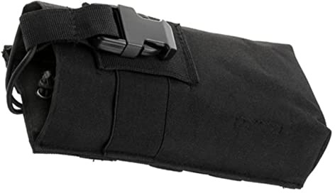 iplusmile Outdoor Handytasche für Funkgerät, Nylon, Abnehmbar, Schwarz