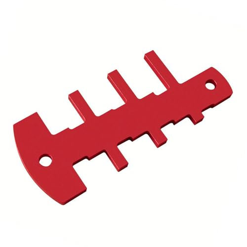 Repair Man Grade Oberfräsen Tischlehre mit klarer königlicher Skala Tiefenverstellwerkzeug für Höhenverstellung, Aluminiumfräsen, Tiefenmesser