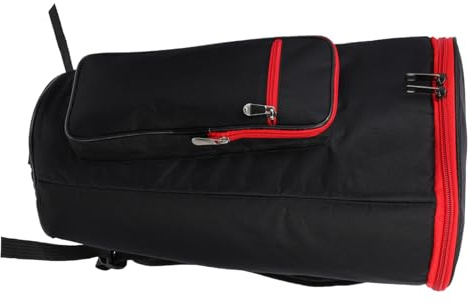 Healeved Gepolsterter Djembe Rucksack aus Oxford Stoff 12 Zoll Trommel Tragetasche mit Schultergurten für Afrikanische Handtrommeln