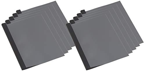 Fellowes 1/16-Inch Thermal Binding Covers, 10-Pack, Black (5225301)