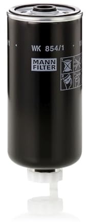 MANN-FILTER WK 854/1 Fuel Filter - for Cars + Transporters | For Passenger Cars, Fuel System Protection, Injector Protection, Clean Fuel Supply, True OE Engineering