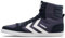 Hummel Unisex Slimmer Stadil High Hi-Top Trainers ,Dress Blue White 63 511 7647,6.5 UK