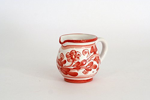 Ceramiche Azzaro & Romano Caltagirone - Jarra de leche de cerámica de Caltagirone, estilo y tradición siciliana
