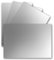 50 Einzel-Karten DIN A6-10,5 x 14,8 cm - 240 g/m² - Silber Metallic - Tonkarton - Bastelpapier - Bastelkarton- Bastel-karten - blanko Postkarten