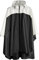 ANYOO Wasserdicht Radfahren Regen Poncho Portable Leichte Regenjacke Mit Kapuze Fahrrad Compact Regen Cape Wiederverwendbare Unisex für Backpacking Camping Outdoors, Schwarz/Weiß, Einheitsgröße