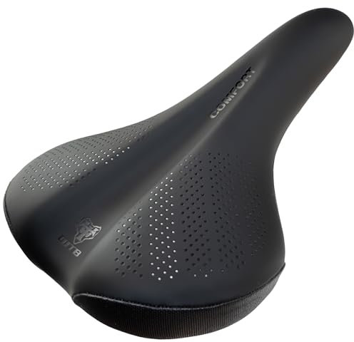 WTB Komfortabler breiter Stahlsattel, schwarz