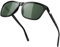KANASTAL Occhiali da Sole Verdi Scuro Uomo Donna Polarizzati UV400 Quadrati Neri Vintage Retrò Classico Alla Moda Green Sunglasses Women per Guida Pesca -Verde Scuri