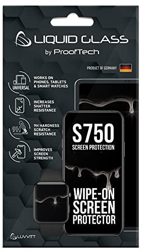 Pellicola protettiva in vetro liquido con copertura di protezione dello schermo da $750 - Rivestimento antigraffio per tutti i telefoni Apple, Samsung e altri telefoni e tablet, Smart Watch, iPhone