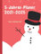5-Jahres-Planer 2021-2025 60 Monate: Jahresplaner Monatskalender