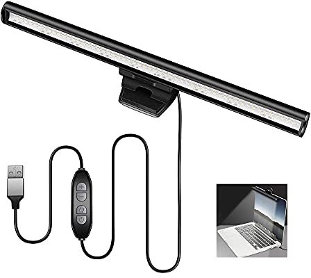 Barre de Lampe de Moniteur pour Ordinateur Portable,LED Écran Lampe,Pas d'éblouissement ou de scintillement,lumière alimentée par USB,économiser de l'espace,utilisation à la maison/au bureau/au café