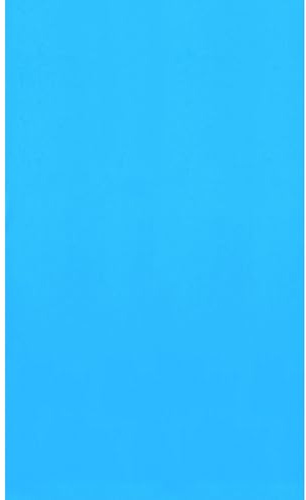 Blue Wave Overlap Revêtement de Piscine Rond de 9,1 m pour Piscine Hors Sol à paroi en Acier – Vinyle de Calibre Standard résistant aux intempéries avec Coutures soudées – Finition Bleue Unie