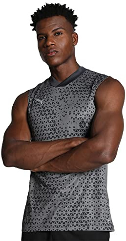 PUMA Herren Teamcup Training Trikot Sl T Shirt, Flach, Mittelgrau, S EU