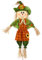 YARNOW Vogelscheuche Halloween Vogelscheuche mit Bambusstock Vogelscheuche Garten Harvest Vogelscheuchen Herbstdeko Draußen (55cm)