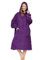 ililmmoe Sherpa tragbare Decke Übergroße Hoodie Sweatshirt TV Decke mit Langen Ärmeln und Tasche, Jacquard Tiefviolett