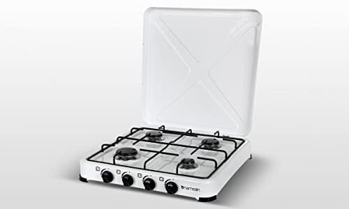 CUISINAM FORNELLO A GAS DA CAMPEGGIO O DA BALCONCINO CON COVER 4 FUOCHI COD FRG114