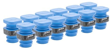 BORA 12 x Reinigungskartusche für BORA X BO Dampfbackofen, Selbstreinigung, Zweikammerkartuschen, Reiniger Zubehör, XBORK/12