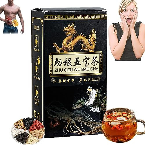 Ginseng Five Treasures Tè per Reni e Fegato - Formula Cinese Essenziale per la Cura dell'Uomo (1