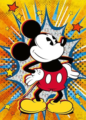 Ravensburger Puzzle 12000472 - Retro Mickey - 1000 Teile Disney Puzzle für Erwachsene und Kinder ab 14 Jahren