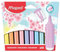 Maped - Textmarker FLUO PEPS PASTELL - 10 Textmarker in verschiedenen, leichten Pastelltönen