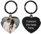 Customaster Personalisierter Schlüsselanhänger Mit Bild Und Text - Hundemarke Geschenk für Familie, Männer, Freund