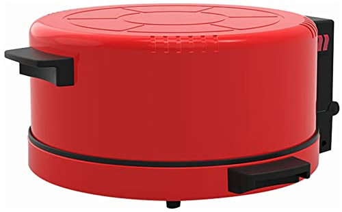 Pizza eléctrica, Horno de Pizza, Luces indicadoras y Listas de Potencia, Placa calefactora Antiadherente de Doble Cara, pizzas, panqueques, Nachos, fajitas, tortillas, Blanco