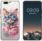 WUACYEAMING für Huawei P10 Hülle,Mode Schutzhülle Schwarz Handyhülle mit Aesthetic Muster Weich Silikon Dünn TPU Stoßfeste Kratzfest Schutzhülle Cover-Katze