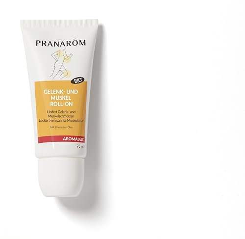 Pranarom - Aromalgic - Muskel- und Gelenkroller - Mit ätherischen Ölen - Bio - Zur Linderung von Verspannungen und Steifheit - 75ml