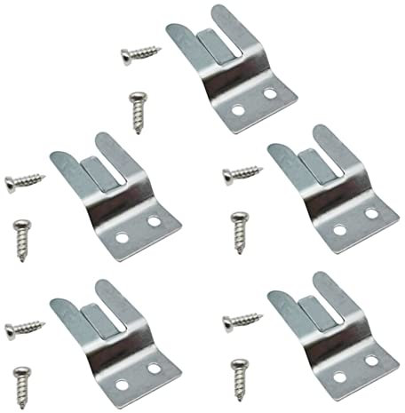 Echwave Lot de 5 supports micro en métal - À visser pour radio CB/Ham - MH2