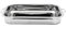 Stolmet Lasagne Baking Tray, Tray with Handles, Stainless Steel Baking Tray, Silver, 5cm to 5.5cm Deep Trays, 25cm to 40cm Lasagne Baking Trays (30cm)