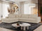 MKS MEBLE Ecksofa Sofa L-Form Beige Cord, Wohnlandschaft L-Form, Couch L Form, Sofagarnitur Couchgarnitur Polsterecke, Breite: 316 cm - Savona L - Beige Cord - Links