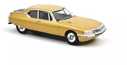 - Miniaturauto kompatibel mit Citroën SM 1970 im Maßstab 1:64 3 Zoll 7,5 cm Norev – Gold 019922
